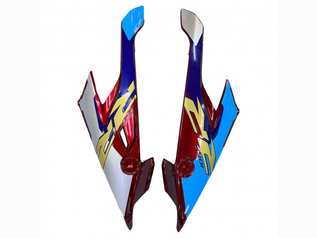 Carenagem Moto BMW S1000RR 2019-2022 - Branco Azul Vermelho Preto