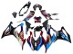 Carenagem Moto BMW S1000RR 2019-2022 - Branco Azul Vermelho Preto