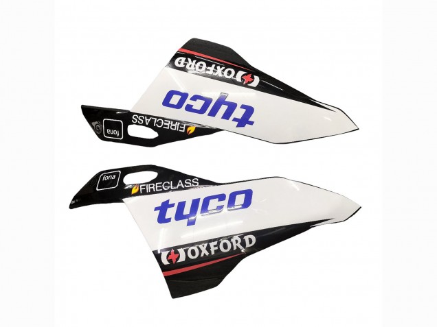 Carenagens Moto BMW S1000RR 2019-2022 - Branco Preto Rosa Oxford