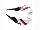Carenagens Moto BMW S1000RR 2019-2022 - Branco Preto Rosa Oxford