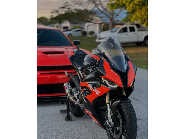 Carenagens Moto BMW S1000RR 2019-2022 - Vermelho Preto