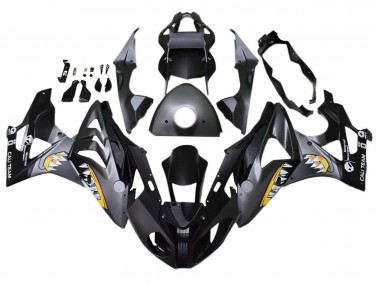 Carenagens Moto BMW S1000RR 2017-2018 - Cinzento Preto Amarelo Tubarão