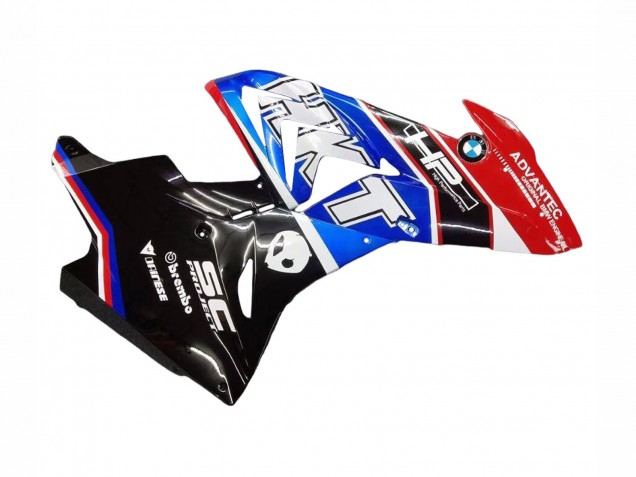 Kits Carenagens Moto BMW S1000RR 2017-2018 - Branco Azul Vermelho Preto Brilhante