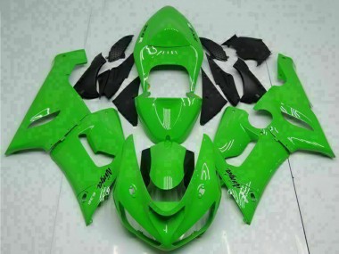 Carenagem Moto Kawasaki ZX6R 2005-2006 - Verde