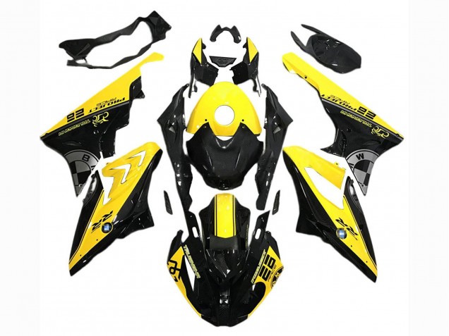 Carenagens Moto BMW S1000RR 2017-2018 - Amarelo Preto