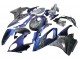 Carenagens Moto BMW S1000RR 2015-2016 - Gradiente Roxo Azul Forjado Fibra de Carbono