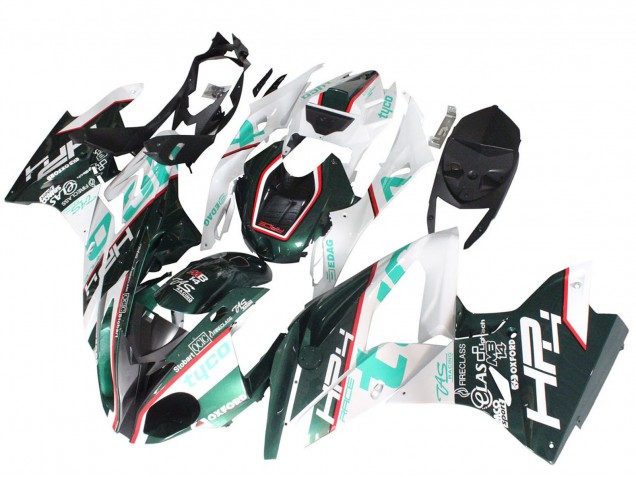 Carenagens Moto BMW S1000RR 2015-2016 - Branco Verde Preto