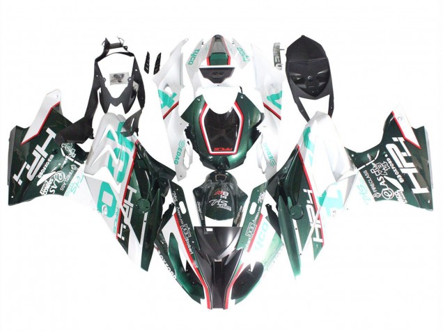 Carenagens Moto BMW S1000RR 2015-2016 - Branco Verde Preto