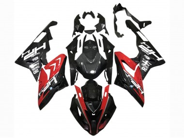 Carenagens Moto BMW S1000RR 2015-2016 - Vermelho Preto Fibra de Carbono
