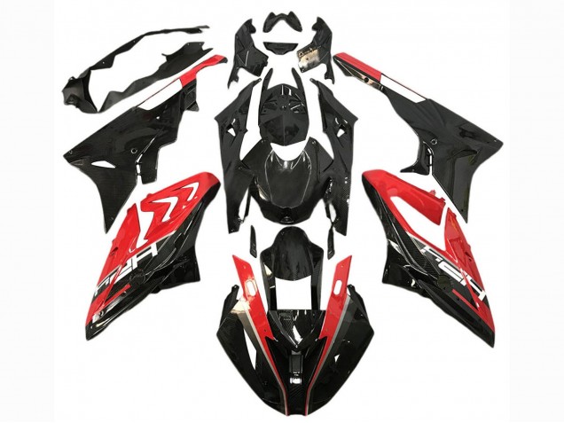Carenagens Moto BMW S1000RR 2015-2016 - Vermelho Preto Brilhante
