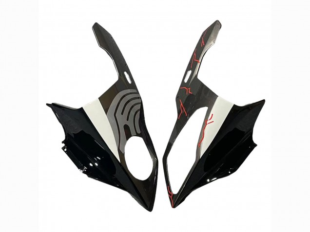 Carenagem Moto BMW S1000RR 2009-2014 - Vermelho Preto Brilhante