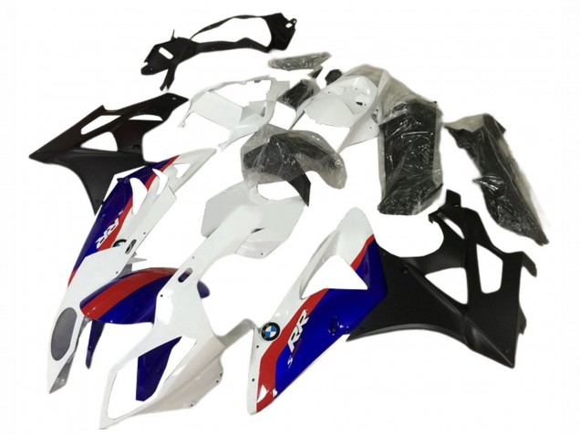 Carenagens Moto BMW S1000RR 2009-2014 - Branco Vermelho Azul Preto