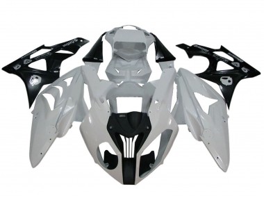 Carenagens Moto BMW S1000RR 2009-2014 - Branco Preto Brilhante