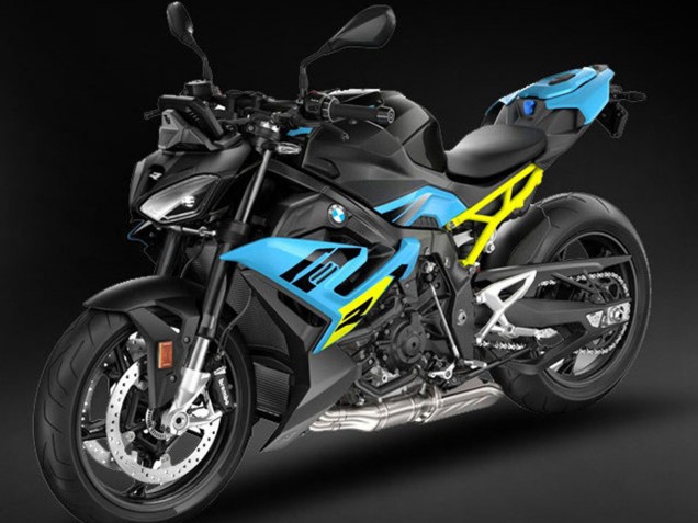 Carenagens Moto BMW S1000R 2021-2025 - Preto Azul Claro Amarelo