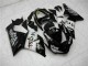 Carenagens Moto Kawasaki ZX6R 2005-2006 - Preto Brilhante Branco West