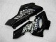 Carenagens Moto Kawasaki ZX6R 2005-2006 - Preto Brilhante Branco West