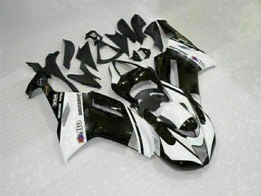 Carenagens Moto Kawasaki ZX6R 2007-2008 - Preto Branco