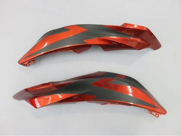 Kits Carenagem Moto Honda CBR600RR 2007-2008 - Laranja Preto Fosco