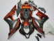 Kits Carenagem Moto Honda CBR600RR 2007-2008 - Laranja Preto Fosco