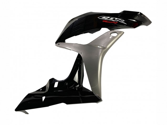 Kits Carenagem Moto Honda CBR600RR 2007-2008 - Prata Preto Brilhante