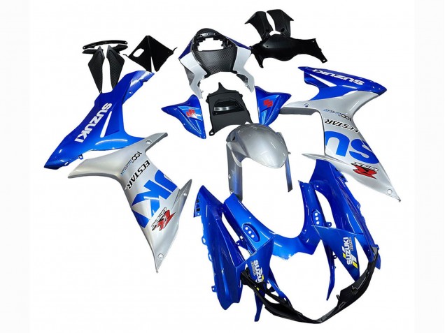 Carenagens Moto Suzuki GSXR 600 / GSXR 750 2011-2024 - Azul Prata Ecstar
