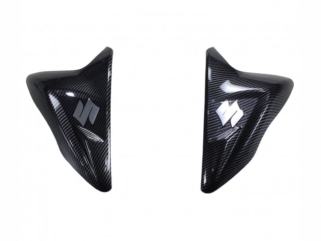 Carenagens Moto Suzuki GSXR 600 / GSXR 750 2011-2024 - Preto Fibra de Carbono Vermelho