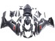 Carenagens Moto Suzuki GSXR 600 / GSXR 750 2011-2024 - Preto Fibra de Carbono Vermelho