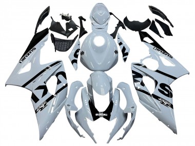 Carenagens Moto Suzuki GSXR 1000 2005-2006 - Branco Preto