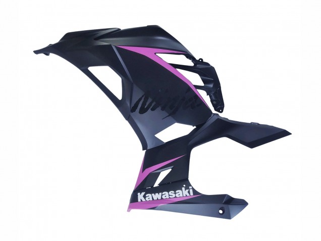 Carenagens Moto Kawasaki Ninja 400 2018-2024 - Preto Fosco Rosa