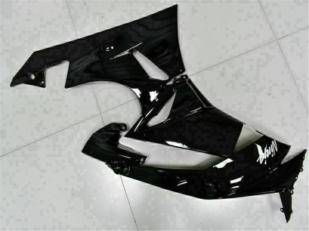 Carenagens Moto Kawasaki ZX6R 2009-2012 - Preto Brilhante Branco Ninja