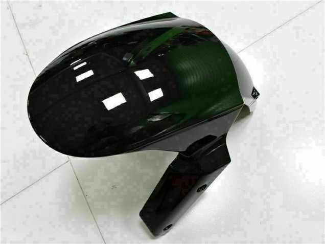 Carenagens Moto Kawasaki ZX6R 2009-2012 - Preto Brilhante Branco Ninja