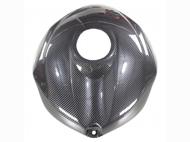 Carenagens Moto Yamaha YZF 600 R6 2008-2016 - Cinzento Preto Fibra de Carbono Estilo