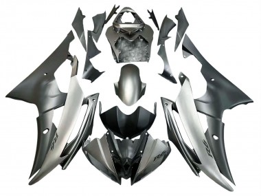 Carenagens Moto Yamaha YZF 600 R6 2008-2016 - Prata Cinzento