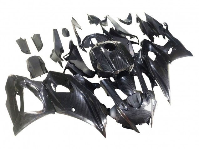 Carenagens Moto Yamaha YZF R7 2021-2024 - Preto Fibra de Carbono