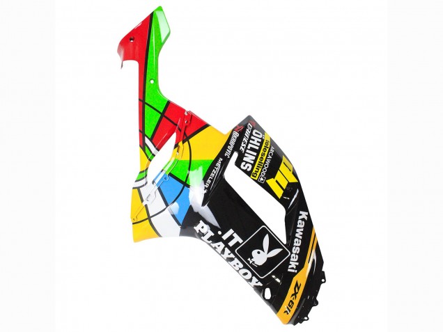 Carenagens Moto Kawasaki ZX6R 2007-2008 - Colorido Playboy 223