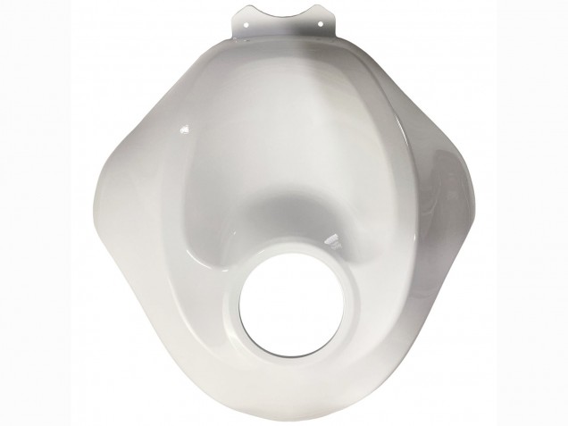 Carenagens Moto Kawasaki ZX6R 2019-2022 - Branco Preto Fibra de Carbono