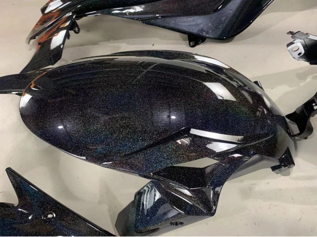Carenagens Moto Kawasaki ZX6R 2019-2022 - Preto Arco-íris