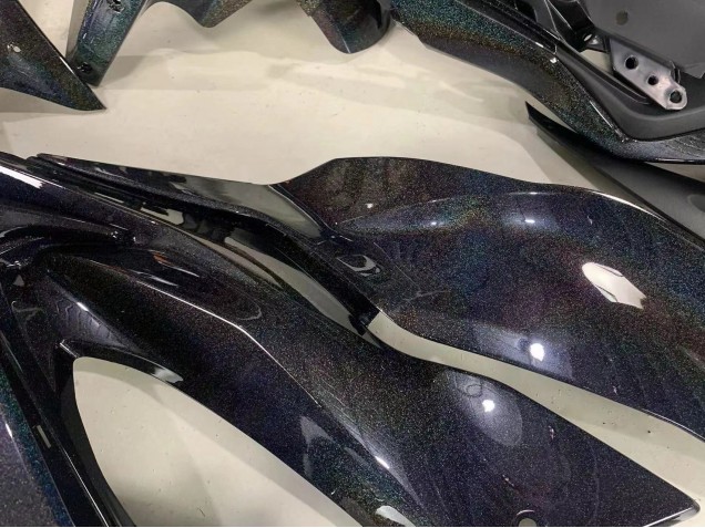 Carenagens Moto Kawasaki ZX6R 2019-2022 - Preto Arco-íris