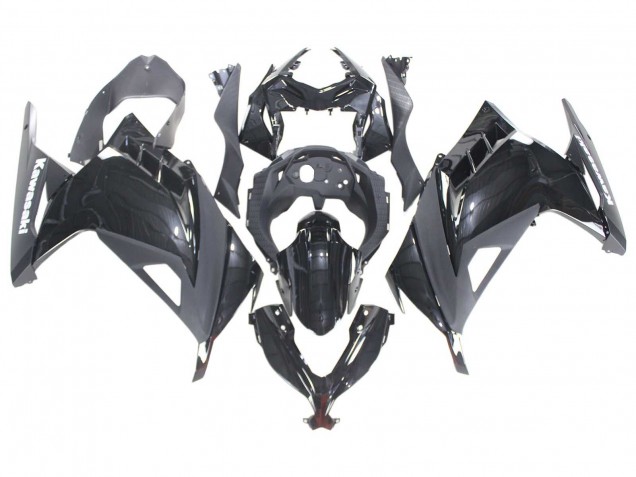 Carenagens Moto Kawasaki EX300 2013-2024 - Preto Brilhante