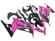 Carenagens Moto Kawasaki EX300 2013-2024 - Rosa Preto