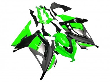 Carenagens Moto Kawasaki EX300 2013-2024 - Verde Prata Preto