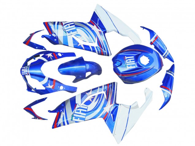 Carenagens Moto Aprilia RS125 2006-2011 - Branco Azul Vermelho