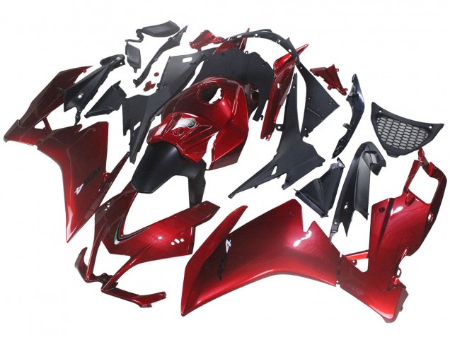 Carenagem Moto Aprilia RS4 50 125 2012-2018 - Vermelho Preto Fosco