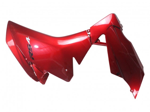 Carenagem Moto Aprilia RS4 50 125 2012-2018 - Vermelho Preto Fosco