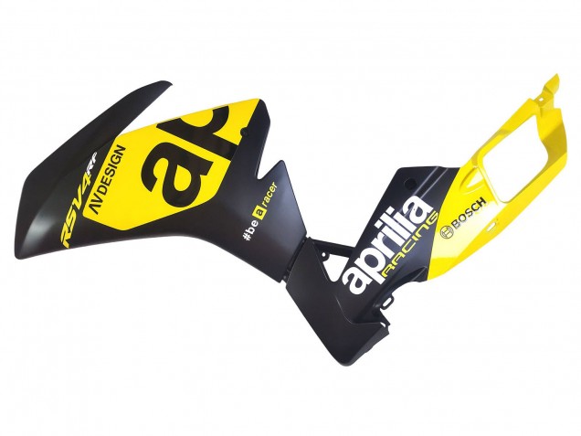 Carenagens Moto Aprilia RS4 50 125 2012-2018 - Amarelo Preto Fosco