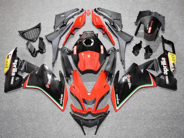 Carenagens Moto Aprilia RS4 50 125 2012-2018 - Vermelho Amarelo Preto Brilhante