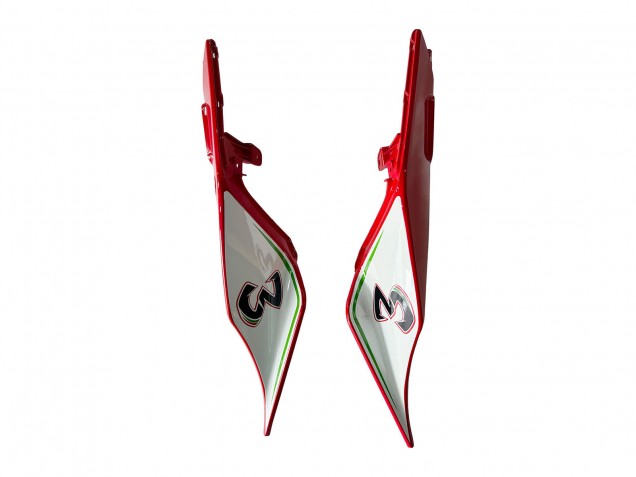 Carenagem Moto Aprilia RS4 50 125 2012-2018 - Branco Vermelho Verde Amarelo Alitalia