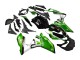 Carenagens Moto Aprilia RS4 50 125 2012-2018 - Branco Verde Preto Brilhante