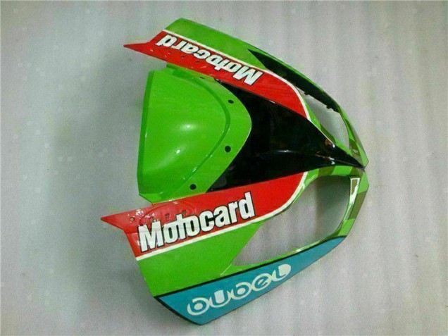 Carenagens Moto Kawasaki ZX6R 2009-2012 - Verde Branco Vermelho Preto Azul Motocard