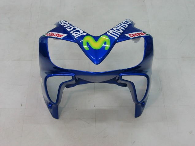 Carenagens Moto Honda CBR600 F4i 2004-2007 - Azul Amarelo Verde MoviStar